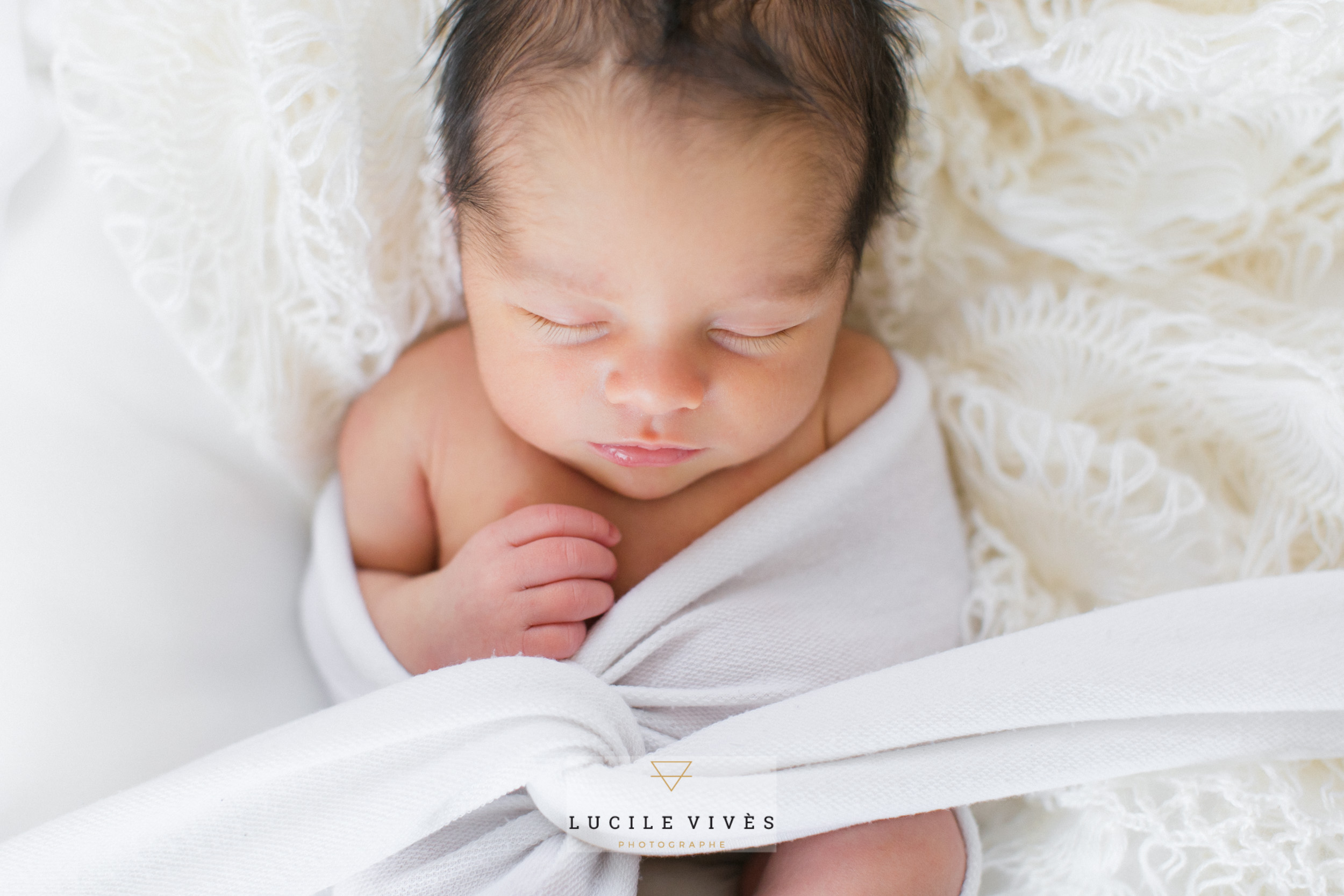 OralGos Accessoires Photographie Nouveau-Né - Fond Et Cadre Pose Photo Bébé Studio - Blanc